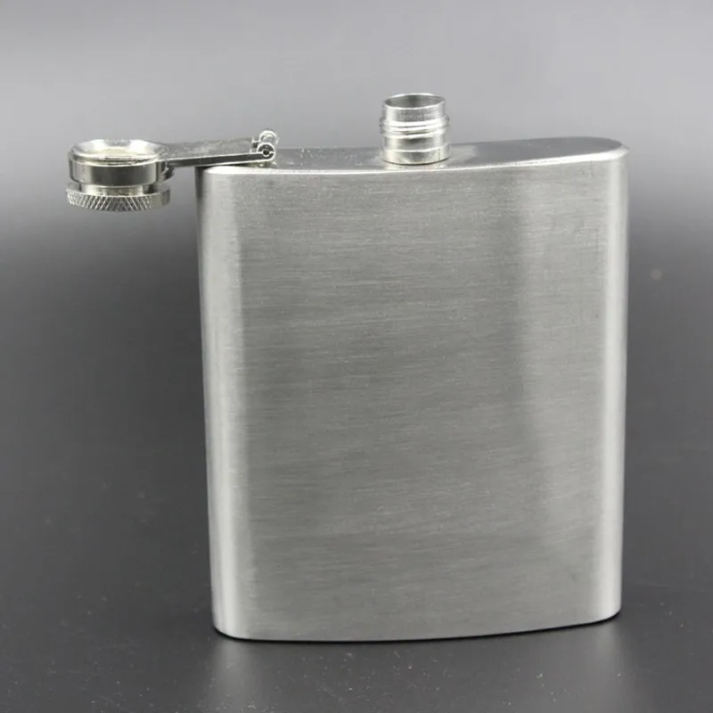 Графин для виски из нержавеющей стали плоская фляжка для вина 1/5/7/8 oz путешествия спирт виски карманная тазобедренная колба серебро Бутылки с алкоголем