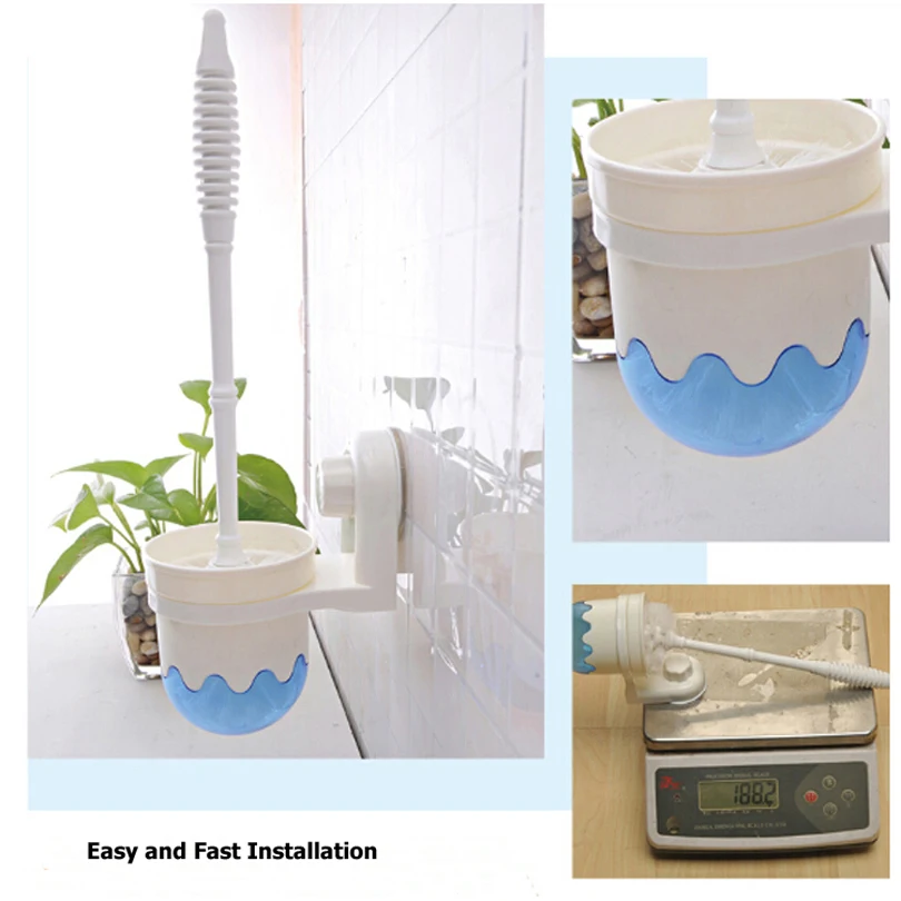 brand new bathroom toilet brush set suction cup escova de banheiro holder AZ-1921 cleaning shelf accessories | Обустройство дома