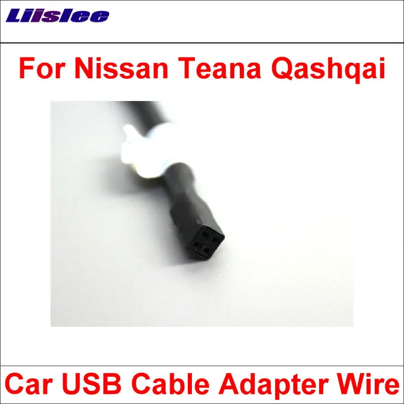 Liislee оригинальные вилки к USB разъем адаптера для Nissan Teana Qashqai Автомобильное CD-радио