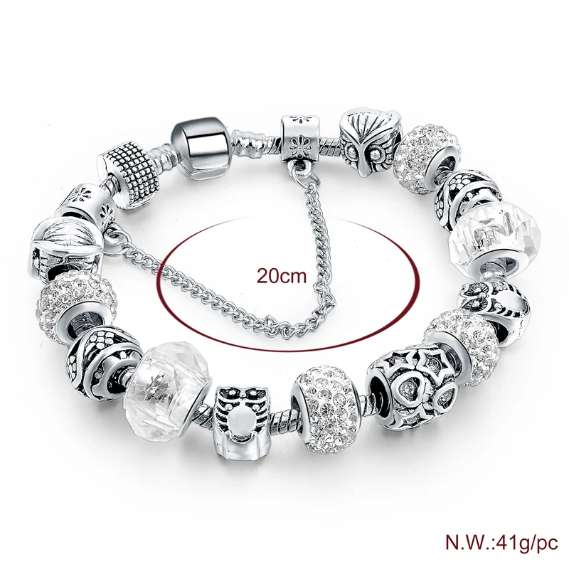 Привлекательный натуральный стиль жизни серебряные лампочки и браслеты