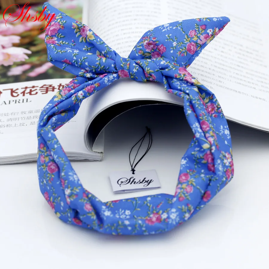 

Shsby Watch accessories Ladies flower cloth Watch Bands women Wrist Bands For Clock Children Headwear girls hair bands mixed 3