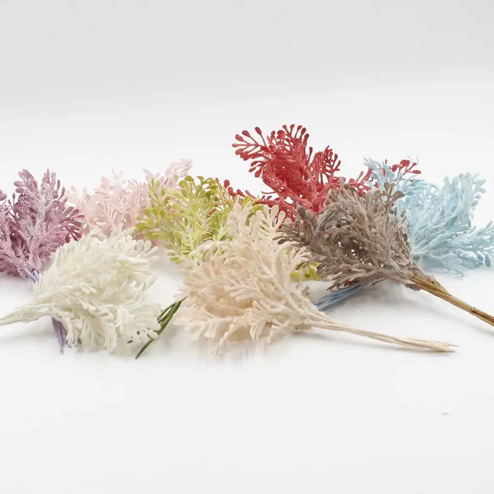 6 шт. искусственная имитация травы папоротники искусственные цветы для