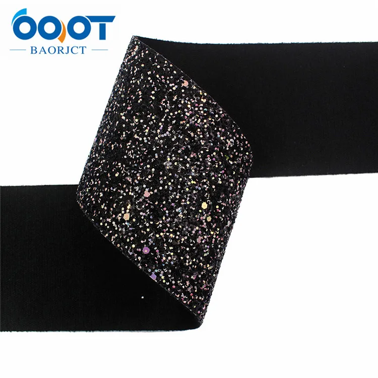2 194121, 2yds 3 ''Новая блестящая массивная Блестящая лента Blingbling мягкая ткань Подарочная посылка ручной работы материал DIY аксессуары для волос - Цвет: 2