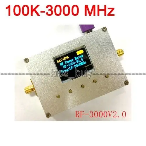 100K 3000 МГц/10000 МГц OLED РЧ измеритель мощности 75 ~ + 15 дБм мягкая RF значение