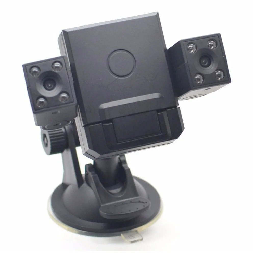 Двойной объектив Видеорегистраторы для автомобилей Камера 2 дюймов ЖК дисплей