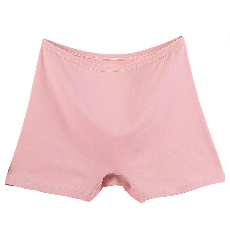 Deep Pink Innsly 6XL, трусы большого размера, женское нижнее белье, боксеры, женские безопасные короткие штаны, большие размеры, женские хлопковые трусы - Цвет: Deep Pink