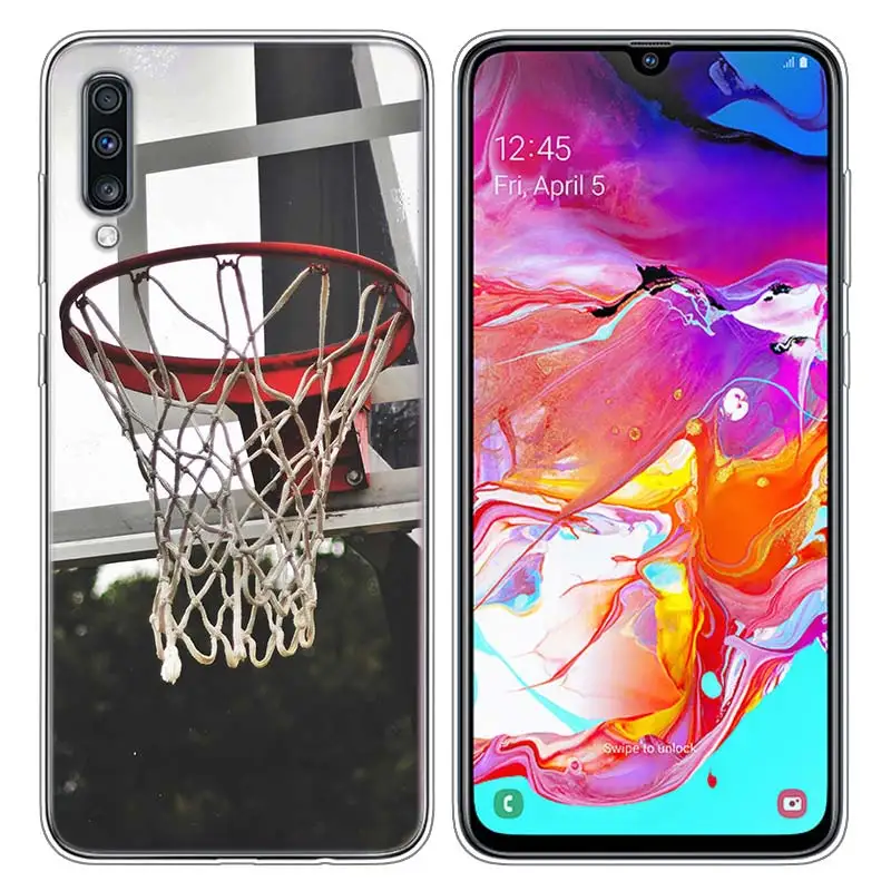 Прозрачный мягкий силиконовый чехол для телефона I Love Basketball для samsung Galaxy A10 A30 A40 A50 A70