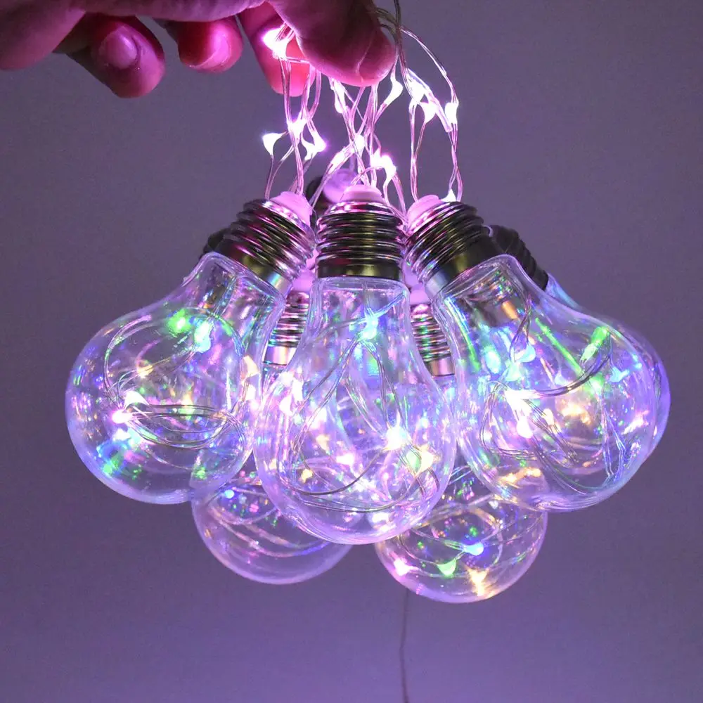 10 светодиодных шаровых шаров гирлянда для внутреннего и наружного использования