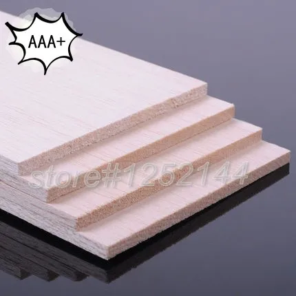 Древесный лист AAA + Balsa 300 мм длина 100 ширина 1 20 толщина супер качество для модели