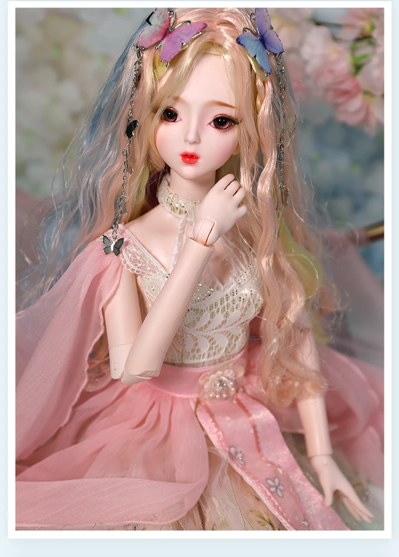 1/3 BJD кукла индивидуальные куклы для механических соединений тела ручной работы макияж мечта фея 62 см AI YoSD MSD комплект игрушка подарок DC Lai