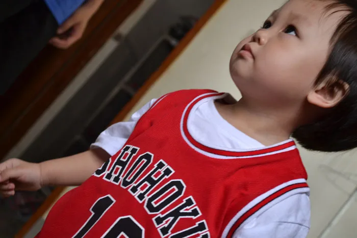 Slam Dunk Shohoku старшая школа № 10 Hanamichi Sakuragi жилет для косплея красный баскетбольный