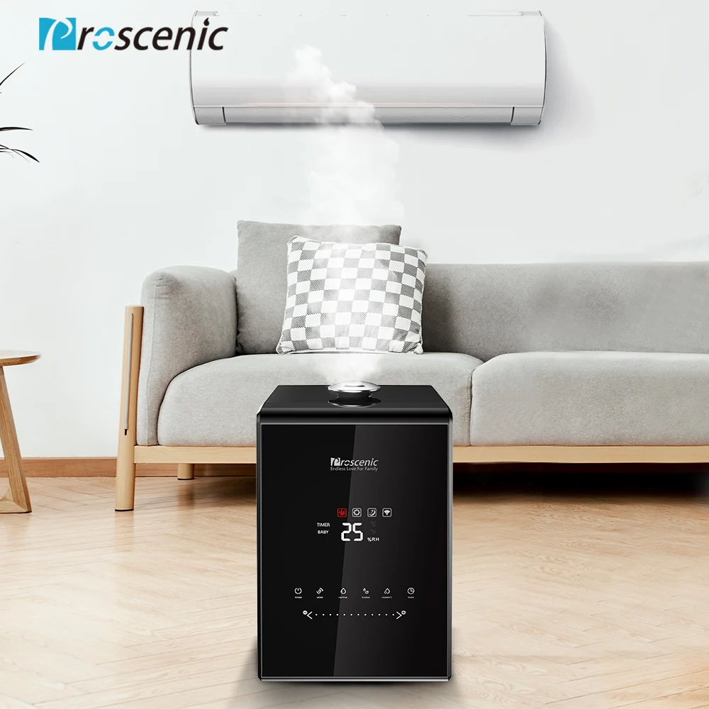 Увлажнитель воздуха Proscenic smart 5.3L теплый и холодный туман ультразвуковой