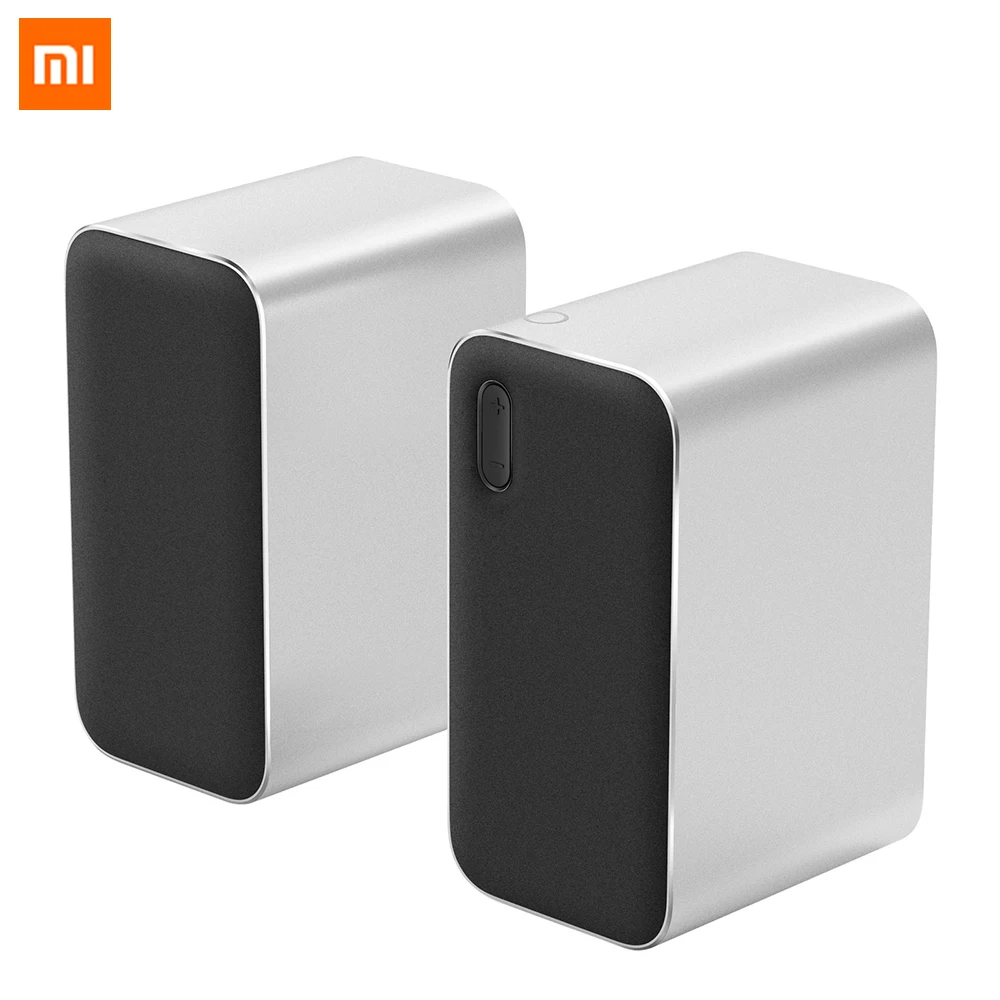 Xiaomi Bluetooth компьютерный динамик 12 Вт 2,4 ГГц двойной бас стерео портативный Aux DSP с микрофоном светодиодный индикатор