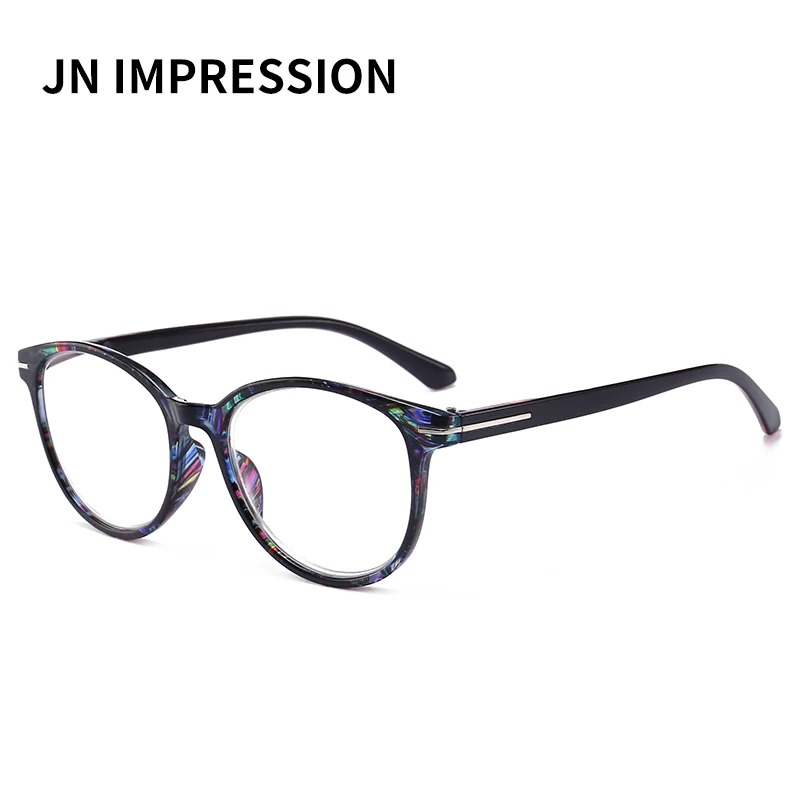colorful frame JN впечатление очки для чтения Горячая светильник удобные стрейч чтения р 1,0 1,5 2,0 2,5 3,0 3,5 диоптрий T18146 - Цвет оправы: colorful frame