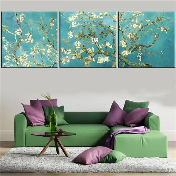 3 шт. настенные картины Ван Гога на холсте без рамки|paint on canvas|canvas paintpainting van gogh |