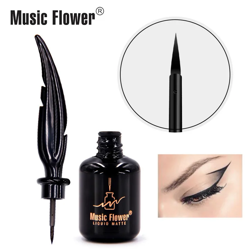 Жидкая подводка для глаз Водостойкая Подводка карандаш макияж черный