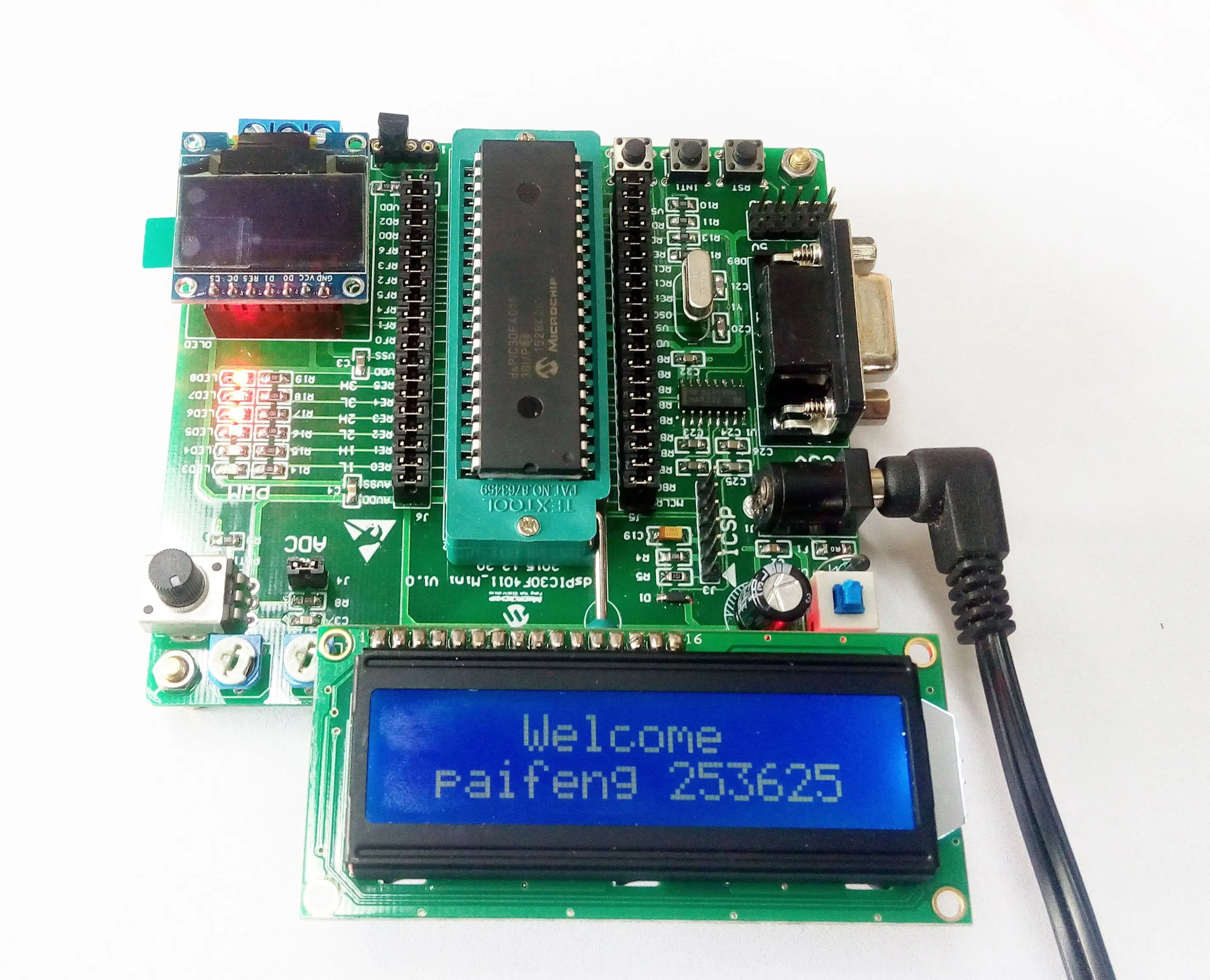 DsPIC Development Board Experimental DSP System DsPIC30F4011 PDIP Packaging | Бытовая техника