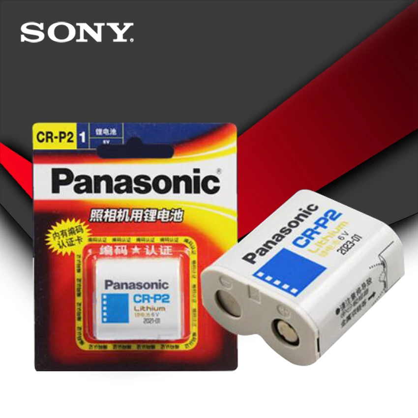 Panasonic 1 шт./лот CR-P2 6V 2CP4306 1300 мА/ч, литий Батарея Камера Батарея кран зондирования
