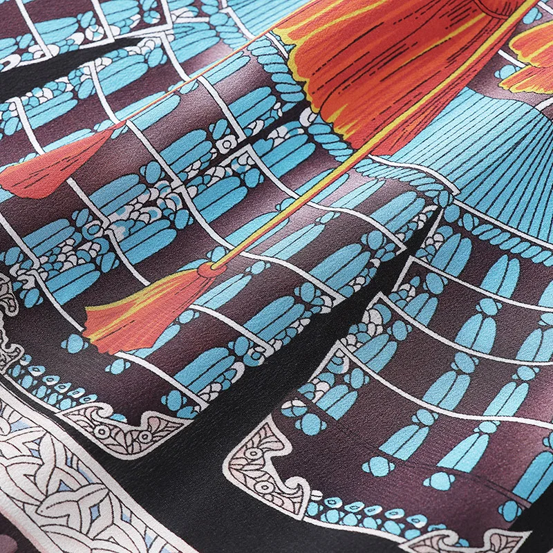 Женская офисная блузка из 100% натурального шелка элегантная рубашка с длинным