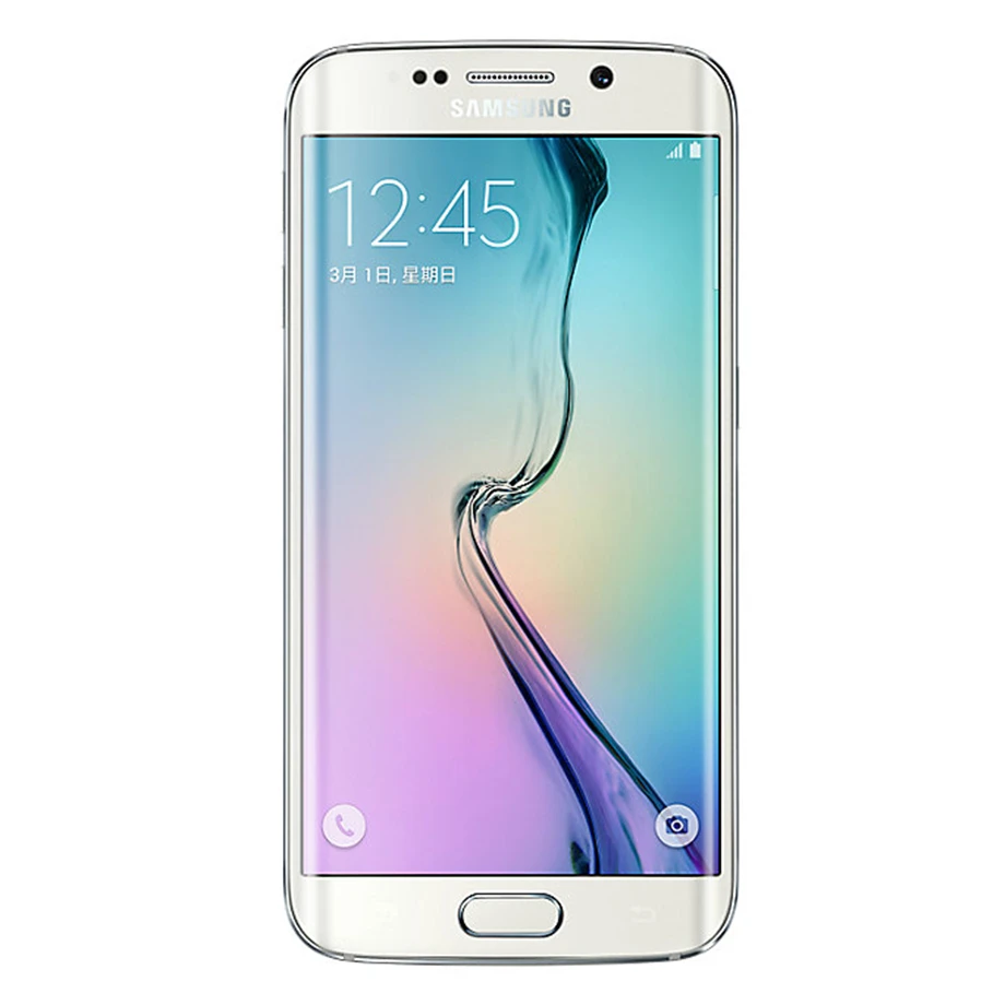 Samsung Galaxy S6 край G9250 Android мобильного телефона Octa core 3 GB Оперативная память 32 ГБ/64 ГБ Встроенная память 5," AMOLED экран 16MP NFC