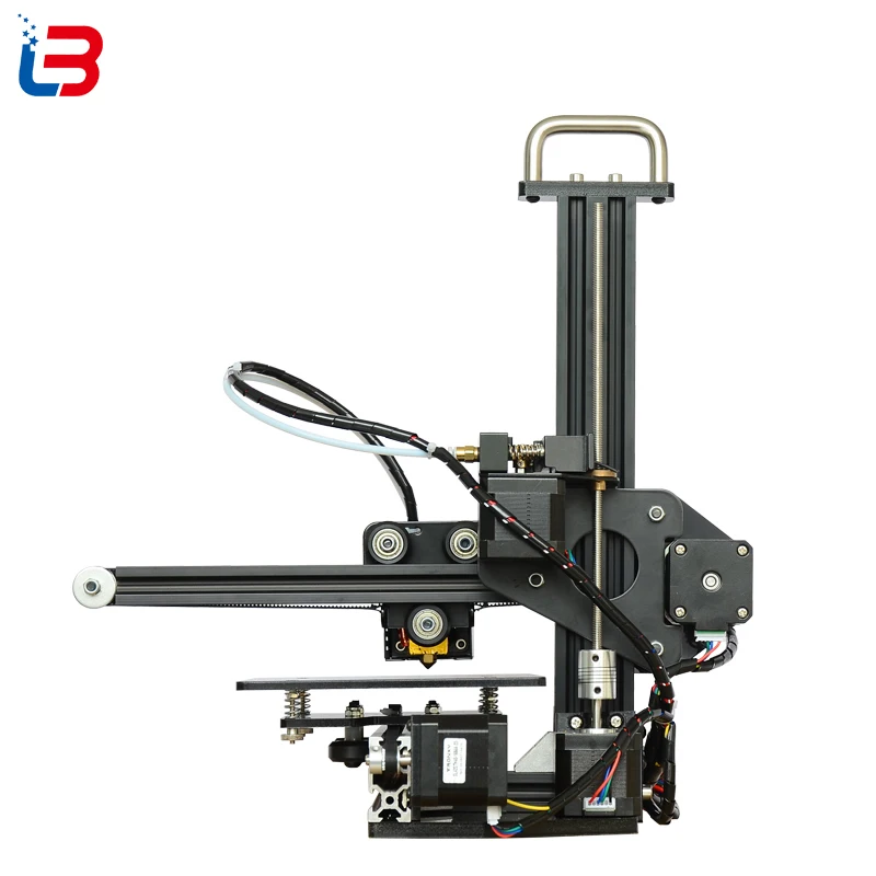 Хорошее качество Мини DIY 3d принтер Настольный портативный для начинающих размер сборки 150*150*150 мм CE FCC RoHS Сертификация lcd 8 Гб SD бесплатно