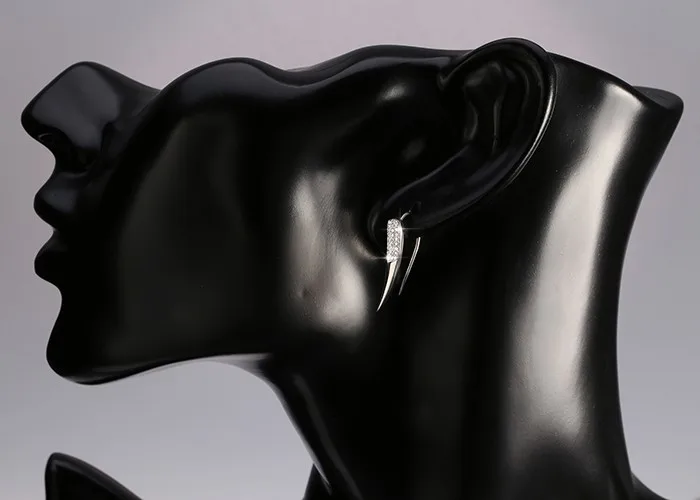 ORSA JEWELS новые экологичные красивые серьги цвета розового золота для женщин, серьги с микро покрытием CZ для девочек и женщин OE121