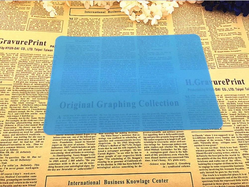 1 шт. силиконовый коврик для украшений из эпоксидной смолы 29 5 х21 см | Дом и сад