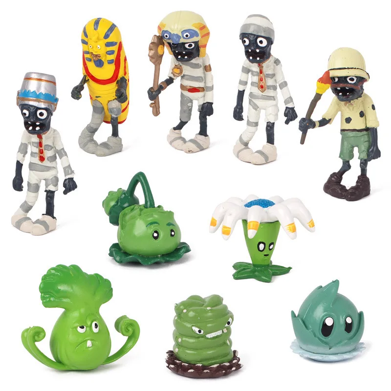 

Plants Vs Zombies Set Toys PVZ Collection Dolls Plants Zombies PVC Action Figures Model Doll For Chirstmas Gift 14 Styles 3-10CM