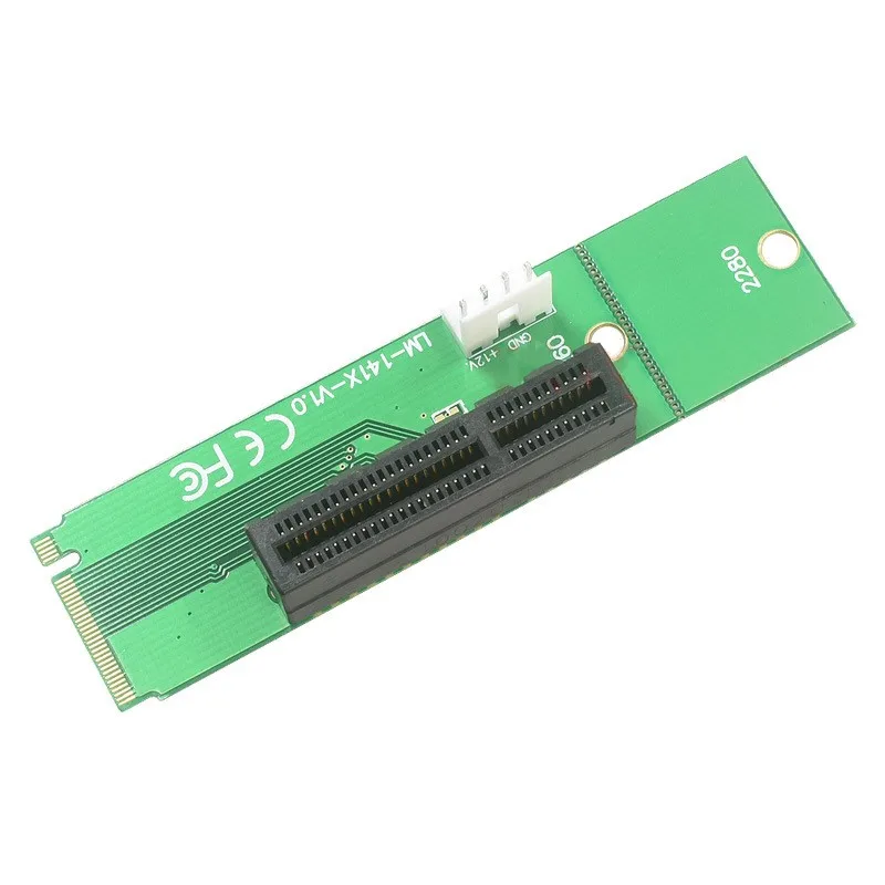 Новый NGFF M2 M.2 к PCI-E 4x 1x слот переходника карты адаптер папа женскому PCIE