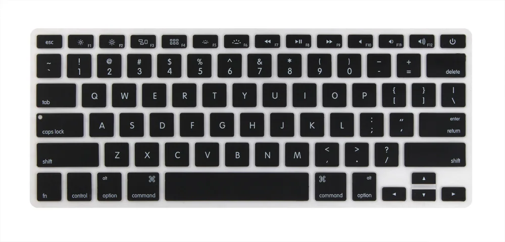 Черный Английский США клавиша Enter Обложка для Mid 2009-середины MacBook Pro 13 15 дюймов retina/CD Встроенная память A1502 A1425 A1278 A1398 A1286 - Цвет: Черный