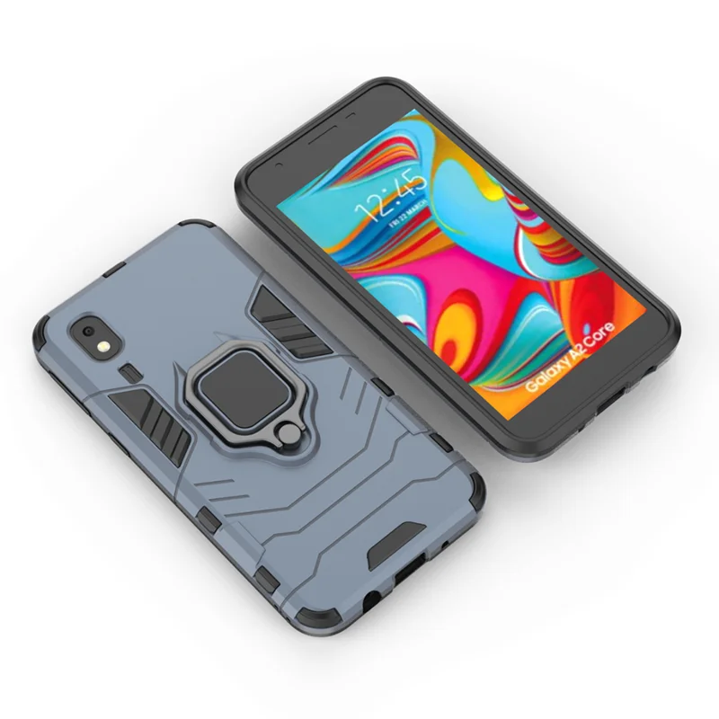YueTuo finger ring armor case for samsung galaxy a2 core a2core luxury original stand car 3d holder full phone Hard back cover |