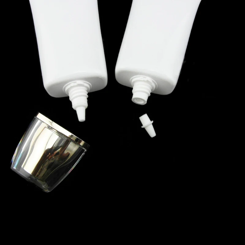 

20pcs 30g Empty white Portable Travel Hoses Make Up Soft Tube Cosmetic Cream Lotion plumbing Bottle
