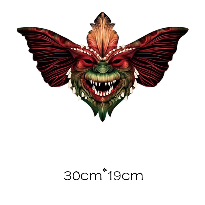 Полоски на одежде Gremlins наклейки утюг патчи железные нашивки одежду применение