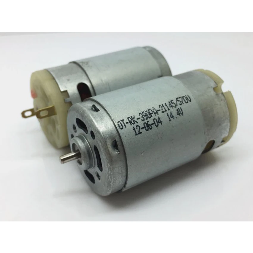 390 короткий вал микро двигатель 12В высокого качества 5400 об/мин 18В 8100 rpm с низким Скорость высокий крутящий
