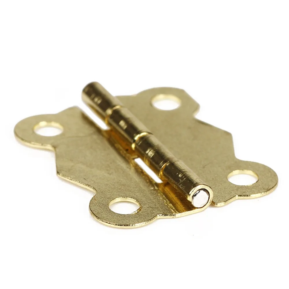 Специальная конструкция 10 шт. мини-железный бабочка петли кабинет ящика дверь