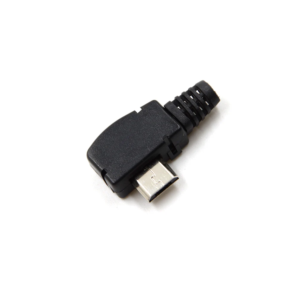 1 шт. черный прямоугольный Micro USB 5 P порт штекер разъем с пластиковой крышкой
