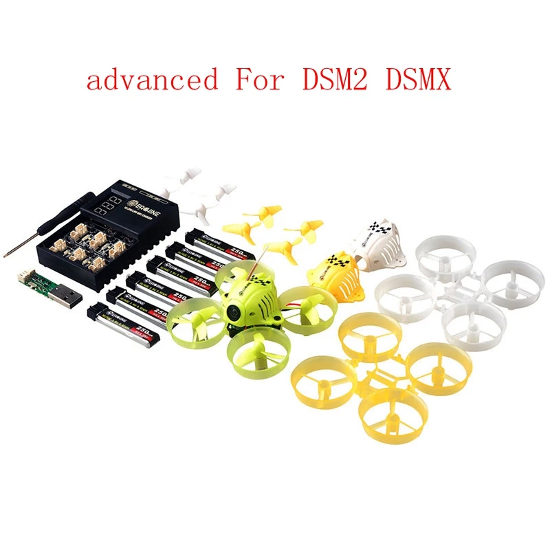 advanced DSM2 DSMX Eachine QX65 с 5,8G 48CH 700TVL камерой F3 встроенным OSD 65 мм микро для FPV гоночной рамы RC Дрон Квадрокоптер вертолет - Цвет: advanced DSM2 DSMX