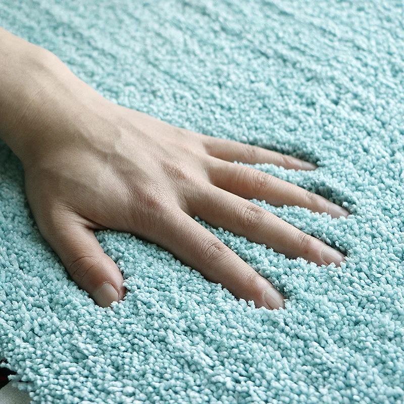Morigins модные однотонные Цвет ковер Гостиная Спальня Antislip мягкие зимние теплые