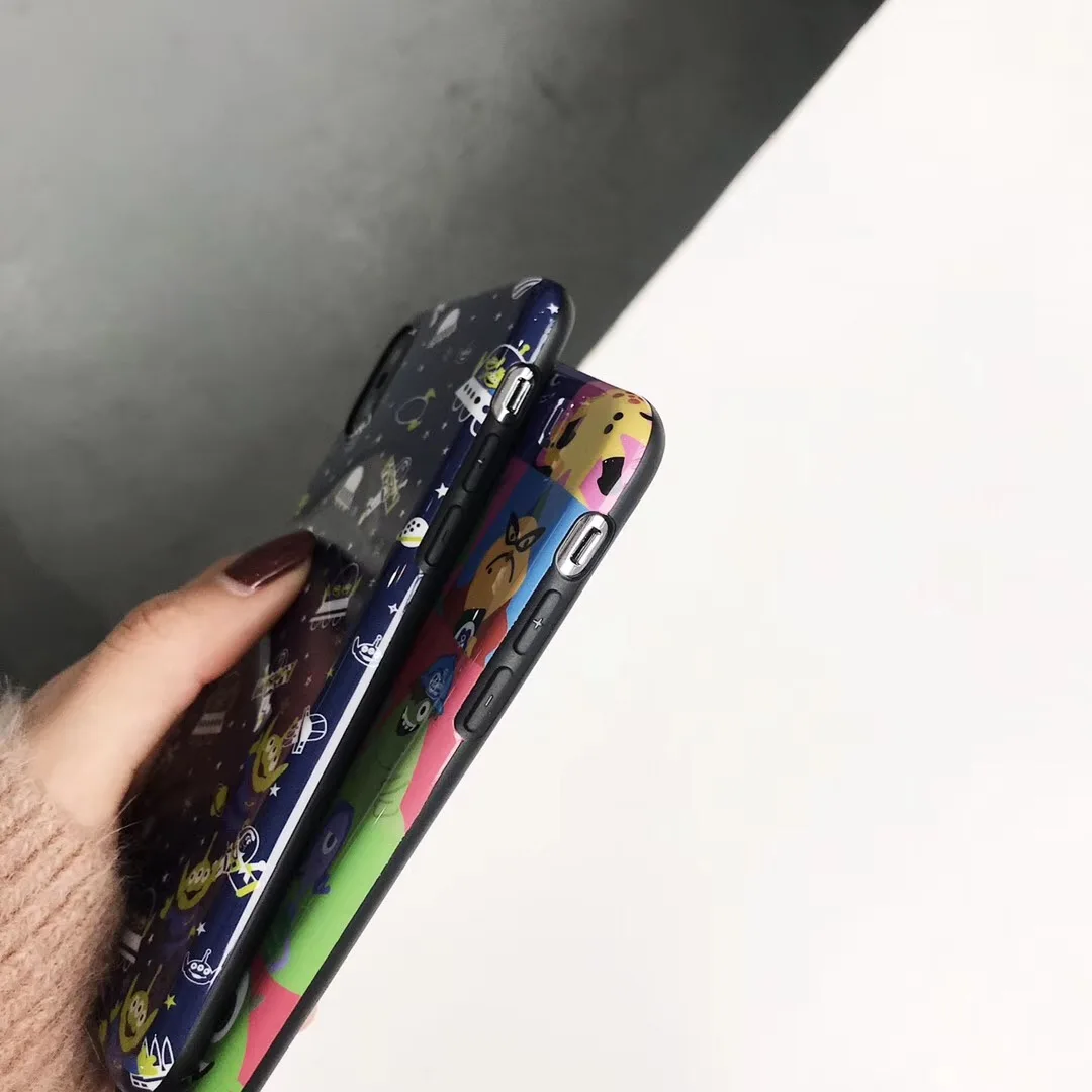 Lovely Cartoon toy story doll Alien phone case for iphone 6 6s 7 8 plus x xs max xr Glossy monstrous soft Cover Fundas |