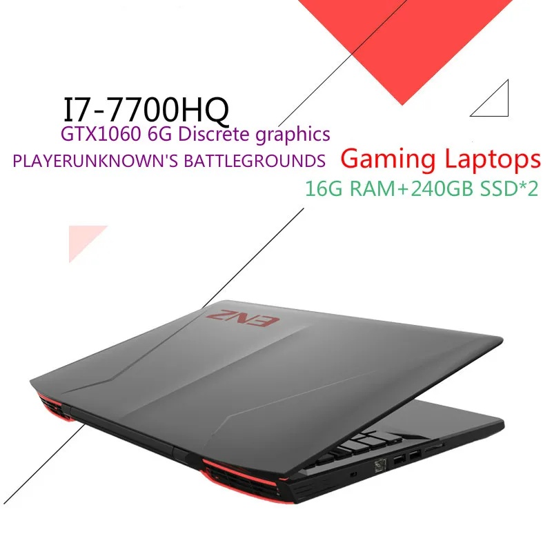 Энц K36P Игровые ноутбуки 15 6 &quotips FHD 1920*1080 PC Планшеты GTX1060 DDR5 г Intel Core i7 7700HQ Процессор