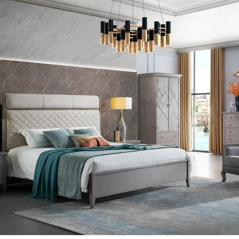 Роскошная неоклассическая кровать большого размера из цельного - Цена: 