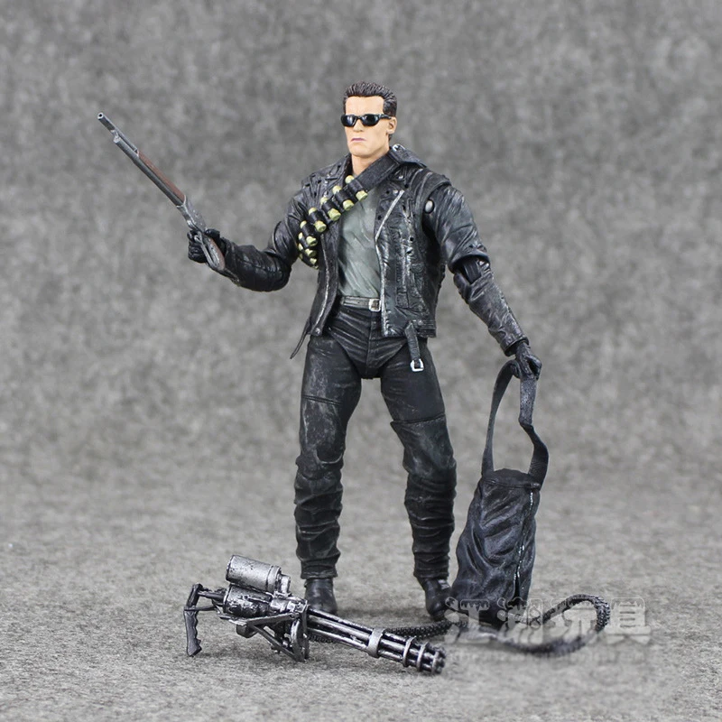 NECA Terminator 2 Judgment Day T-800 Arnold Schwarzenegger PVC Action Figure Collectible Model Toy 7&quot 18cm | Игрушки и хобби