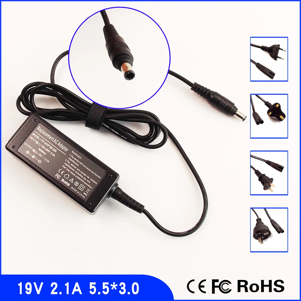 Адаптер питания для ноутбука 19 в 2 1 А + шнур Samsung|cord heart|cord decorativecord fiber |