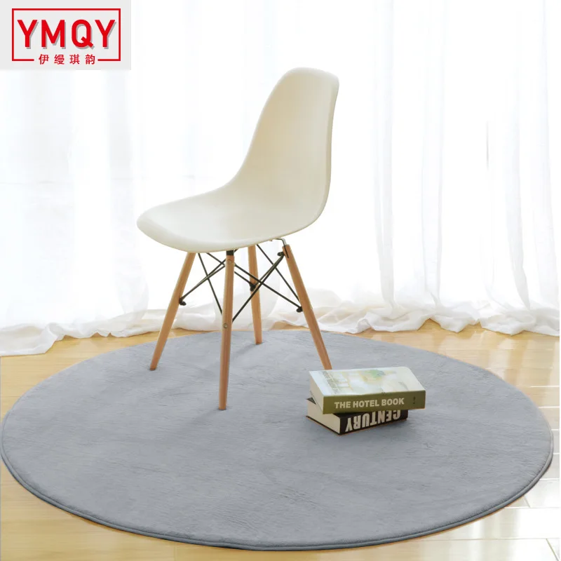 YMQY круглый ковер современная мода плюшевые простые подвесные корзины