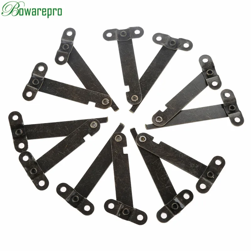 bowarepro 6PCS Cabinet Cupboard Door Furniture Lift up Strut Lid Flap Stay Support Hinge Box Hardware 61*11mm | Обустройство дома