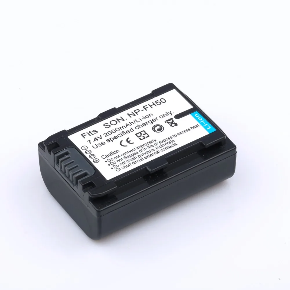 PROBTY 2 шт. NP FH50 FH60 Батарея + ЖК дисплей USB Зарядное устройство для Sony DSLR A230 A330 A380 HDR TG1E