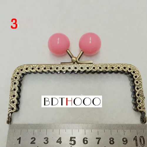 Металлическая рама для кошелька карамельных цветов 10 шт./лот 5 см ручка