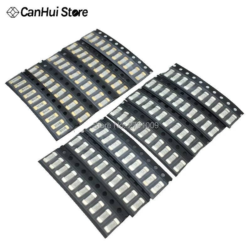 10 шт. 1808 125 В 0451 SMD Быстрый Предохранитель 0.5A 0.75A 1A 2A 3A 4A 5A 6.3A 8A 10A 15A 20A 500MA 750MAultra rapid