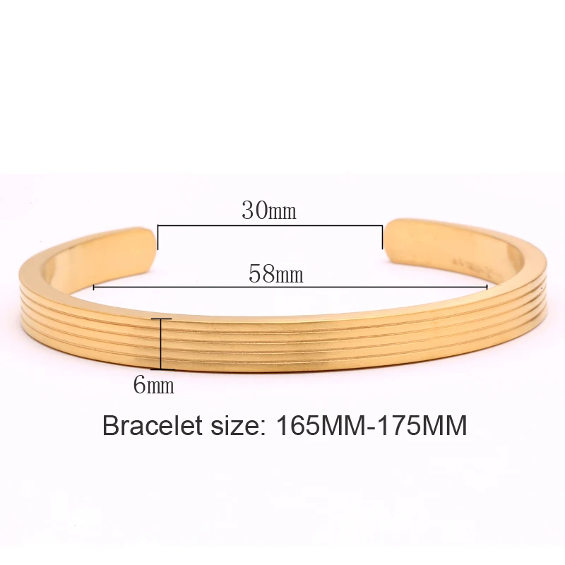 Mcllroy модный мужской браслет из титановой стали Браслет-манжета браслеты для