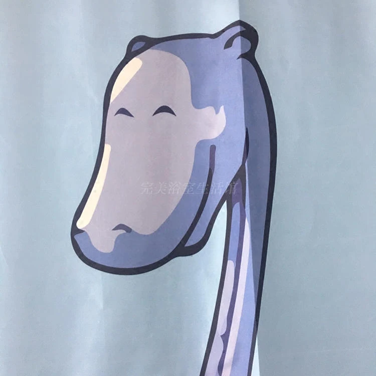 

Cartoon Nessie terylene Best gift Never Stop Dreaming Shower Curtain 180*180cm